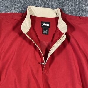Roche Sports Motion Mens XL 1/4 Zip Short Sleeve Golf Pullover Jacket Softshell